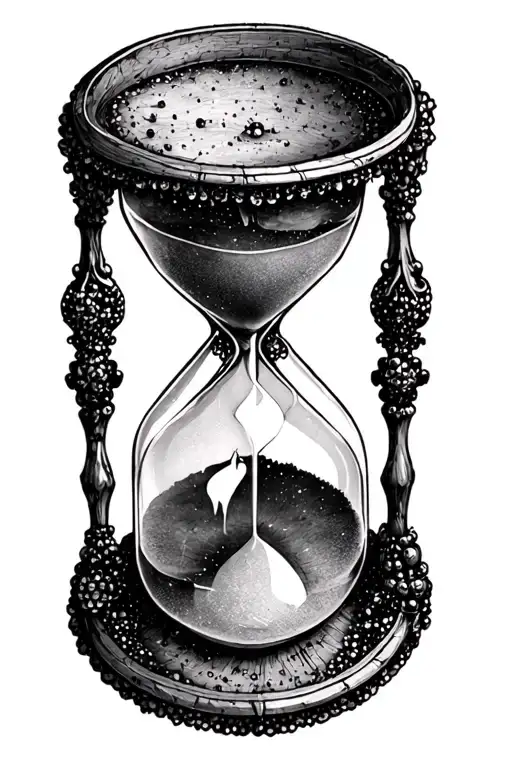 Grungy Goth Hourglass