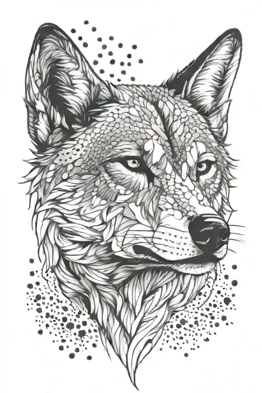 Wolf Head Tattoo
