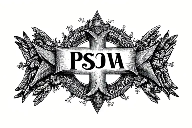 Cross With Name Psv And 1913 Hiden In Greek Mythology