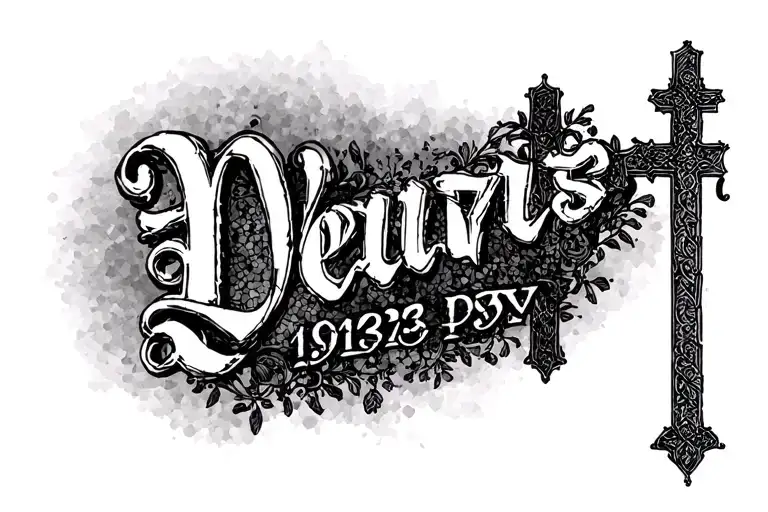 Cross With Name Psv And 1913 In It