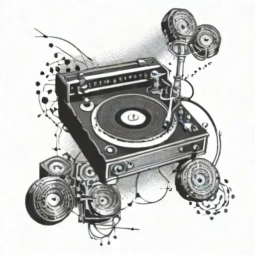 Turntables Dj Mixer