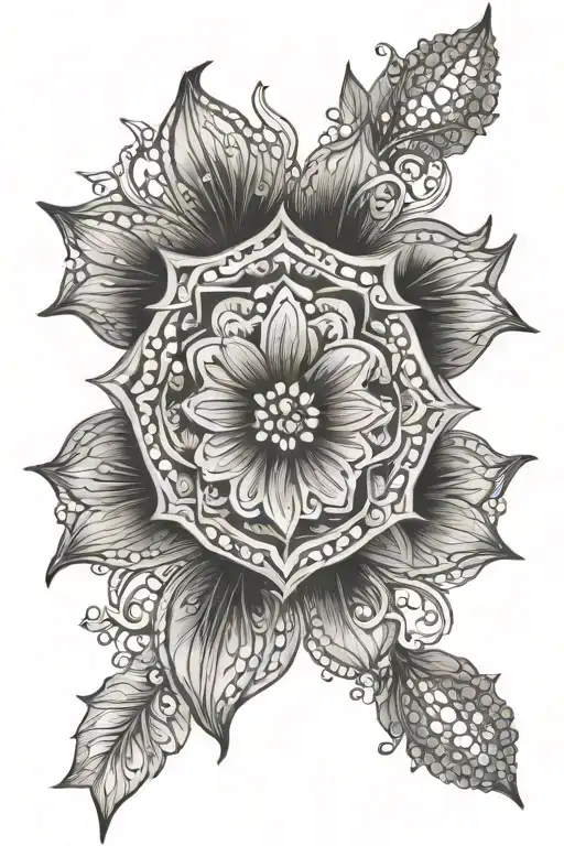 Mandala Blackwork