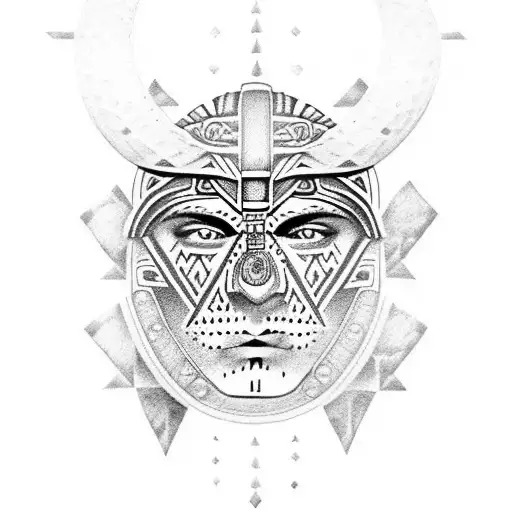 Aztec Warrior With Jaguar