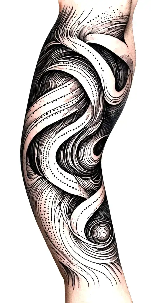 Thin Lines All The Way Down And Across The Arm