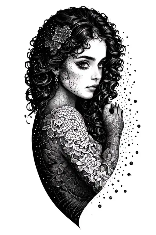 Dot Work Half Sleeve