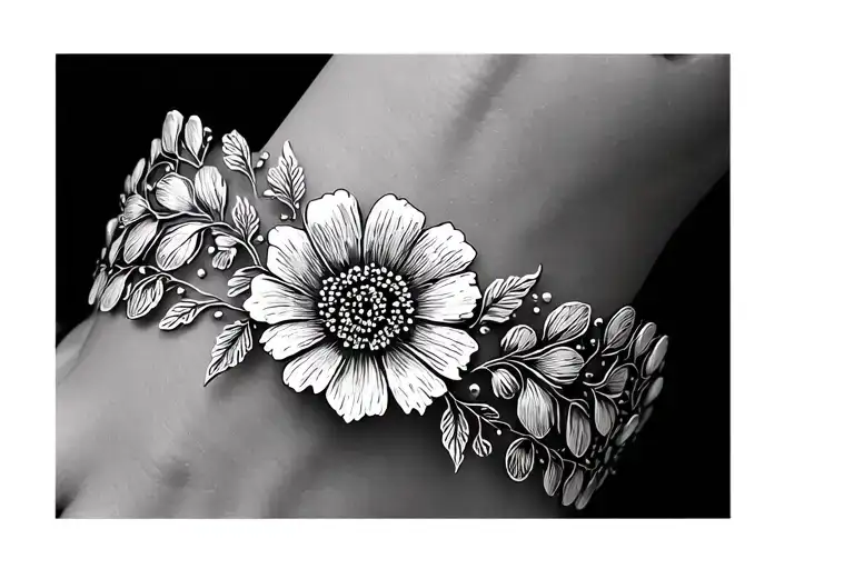 Delicate Floral Bracelet