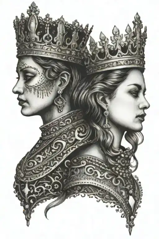 King And Queen Black
