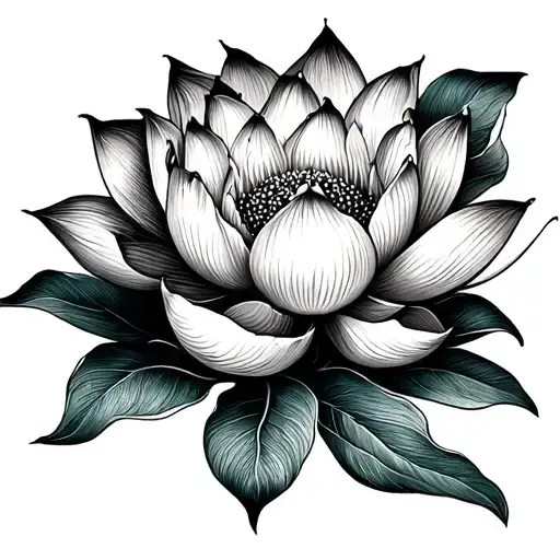 Lotus Flower Forearm Sleeve