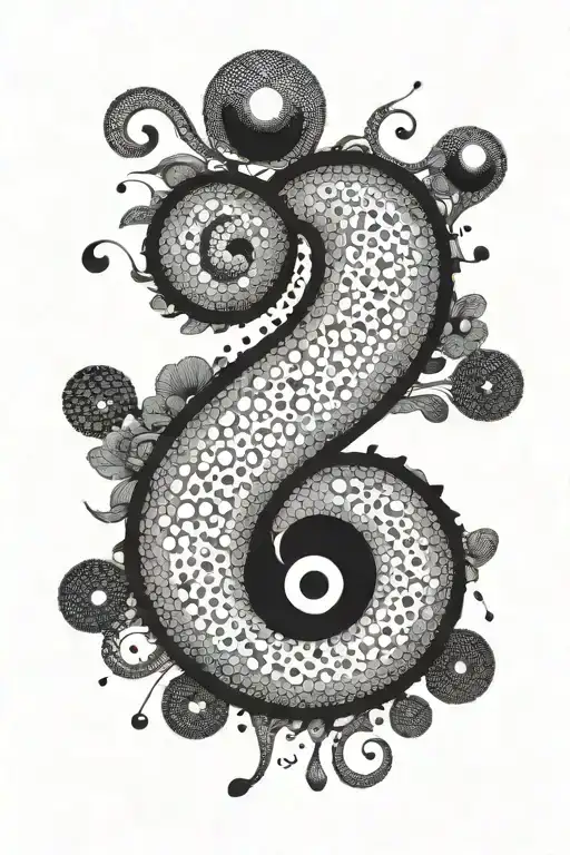 Semi Colon Inside Heart Shape Surrounded