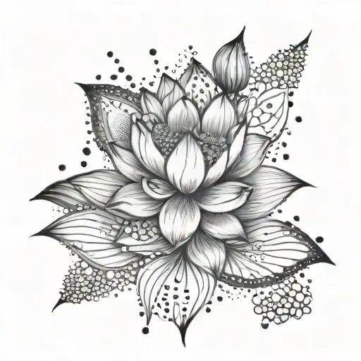 Tuberose And Lotus Flower