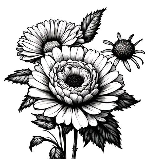 Carnations Daisy Hawthorn Rose Marigold Chrysanthemum Flowers