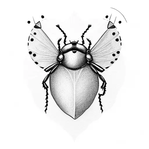 Ladybug With Garden Shears