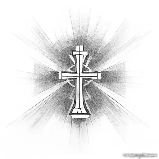 A Cross On My Forearm In Memory Of My Late Mother