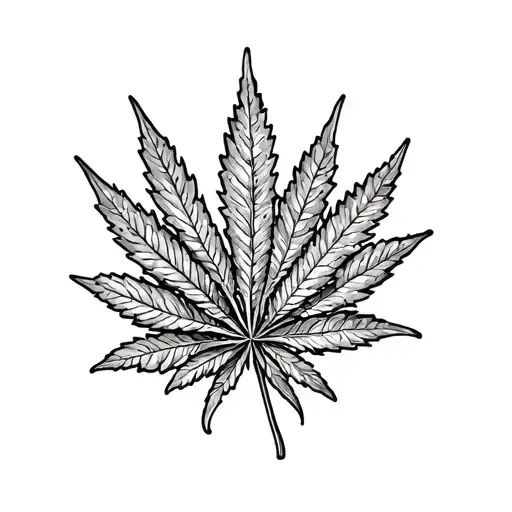 Incorporate Cannabis Leaves Into A Hip Hop Themed Tattoo Design