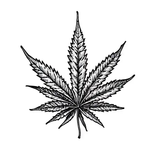 Incorporate Cannabis Leaves Into A Hip Hop Themed Tattoo Design