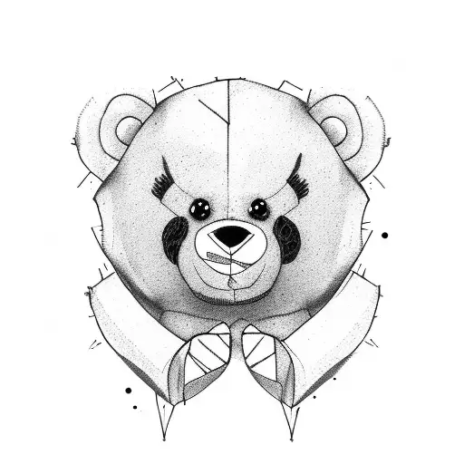 Teddy Bear With Cracks