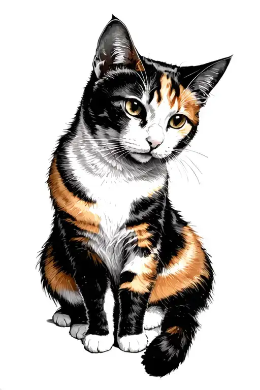 Arcane's Jinx With Calico Cat