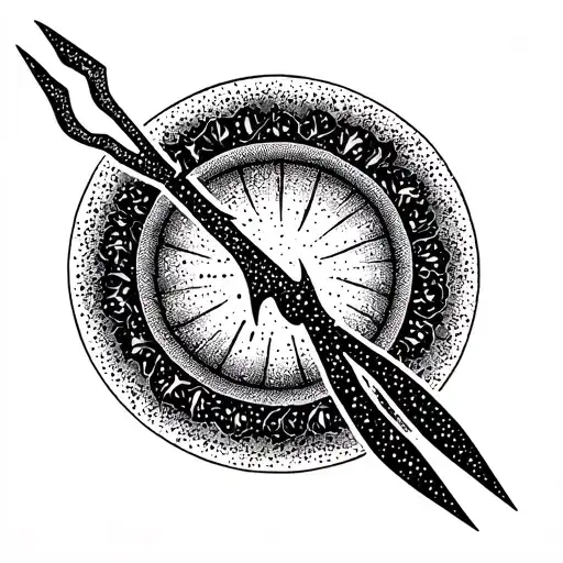 Aquarius Zodiac Sign With Trident