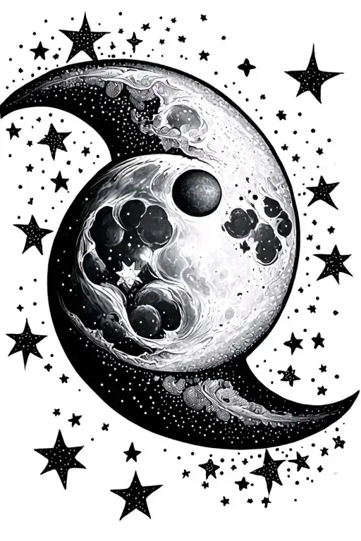 Moon And Stars