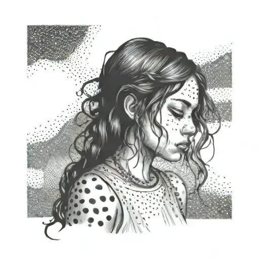 Sad Girl Looking