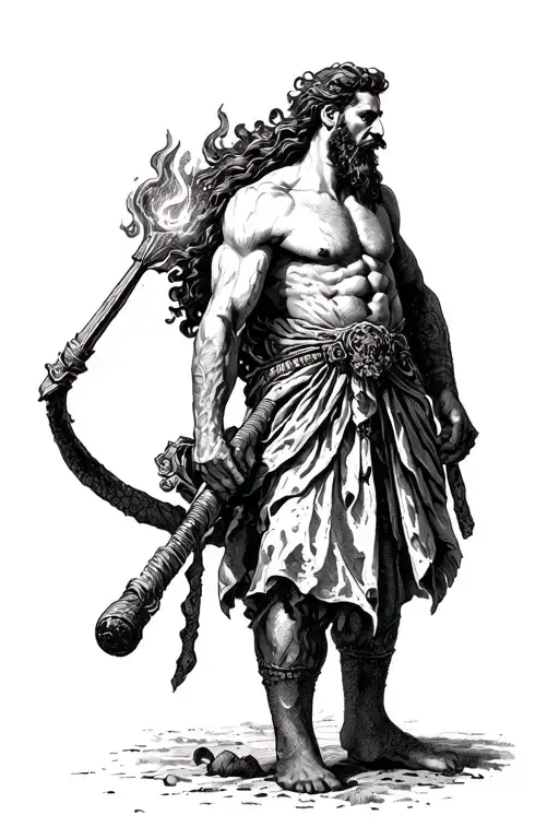 Hephaestus Working Forge