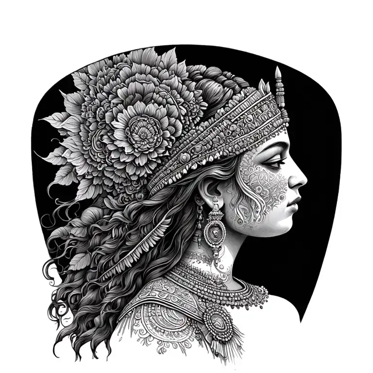 The Goddess Inanna Highly Detailed