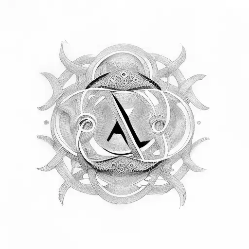 Infinity Symbol With The Name Alaia