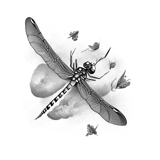 4 Dragonflies With The Word Love