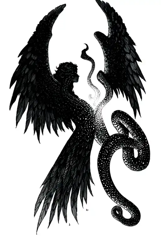 Triangle Snake Angel Light Awake