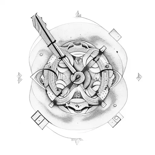 A Scale With A Gemini Symbol