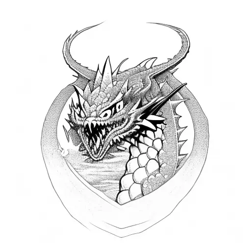 Sukuna With Dragon