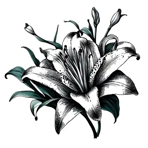 Lilies Add Text
