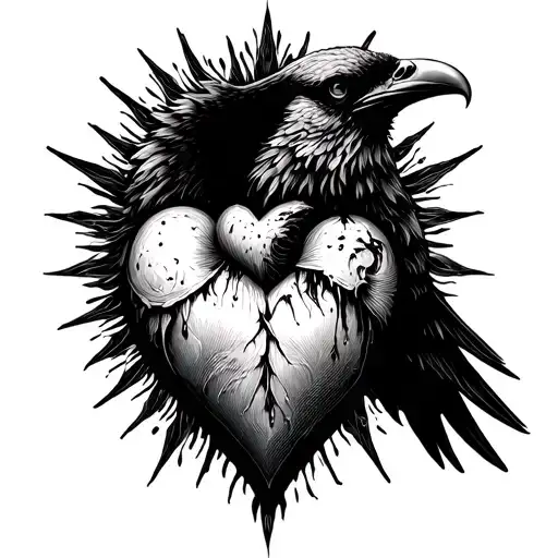 Reaper Sacred Heart Raven