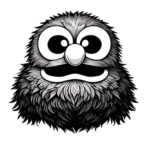 Daruma Fused With Elmo