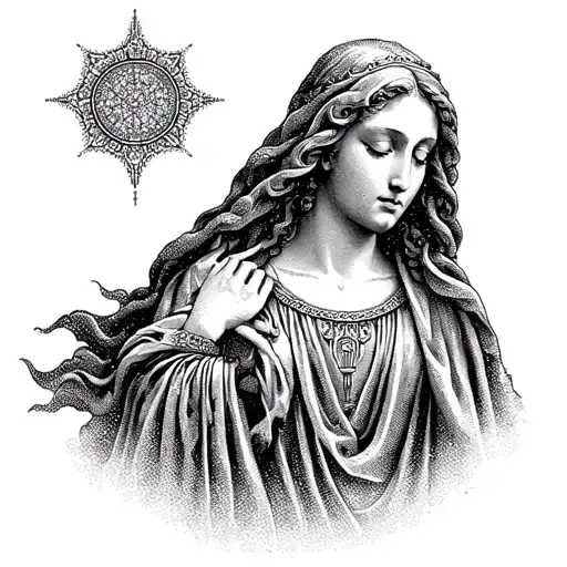 Virgin Of The Zodiac Sign