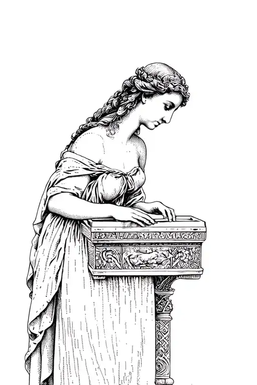 Woman Opening Pandoras Box Ancient Greek Mythology