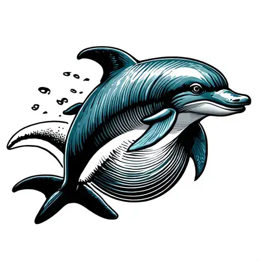Dolphin Logo But Replace