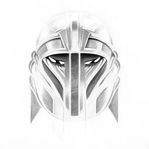 Spartan Helmet And Iluminati Sleave