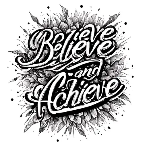 Believe And Achieve