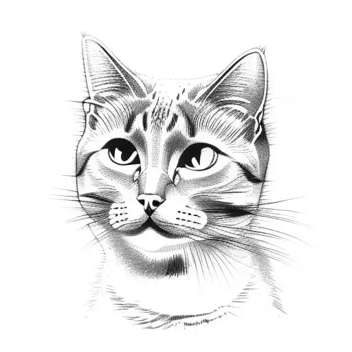 Cat Hunting In Forest