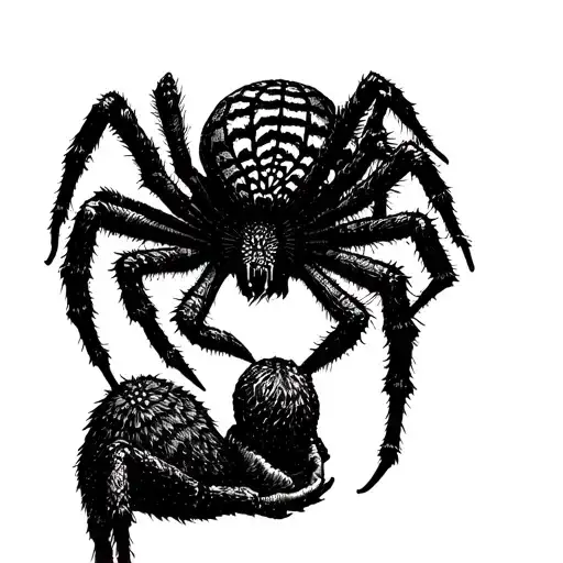 Spider Web God Father Children Loyal Brave And True