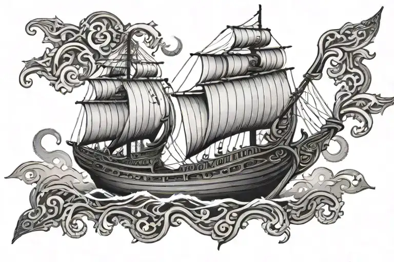 Viking Long Ship