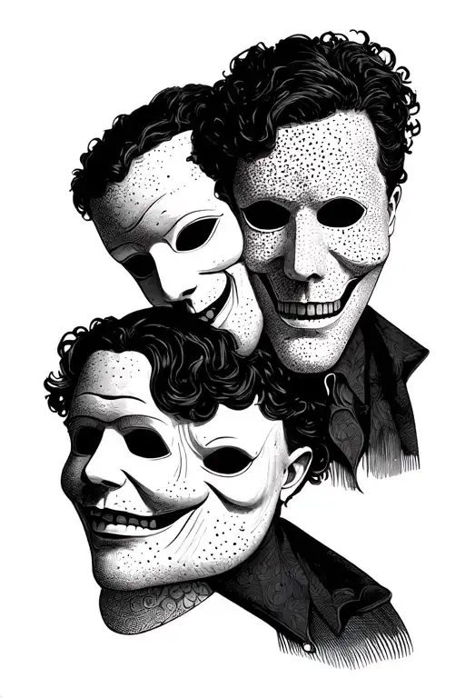 Comedy And Tragedy Masks