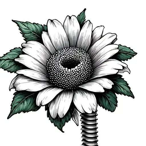 A Tooth Implant Blooming Into A Beautiful Flower