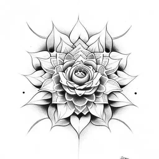 Flowers Cute And Large Enough To Cover Chakra Spine