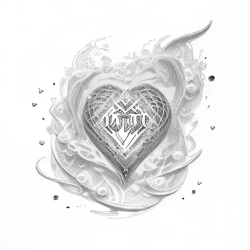 Wrtiting The Name 'Talia' With A Love Heart Above The Dot Of The I