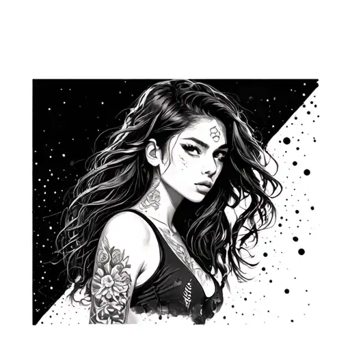 Rebecca Tattoo From Anime Cyberpunk 2077