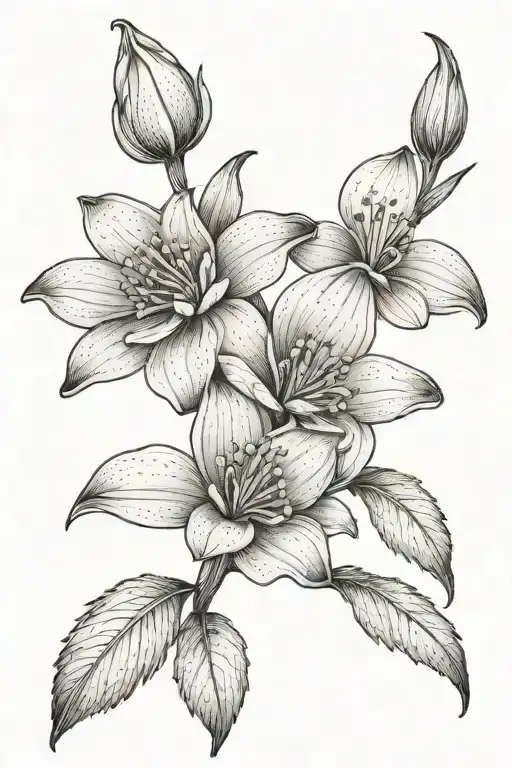 Snowdrop Rose Waterlily Holly