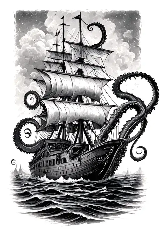 Kraken Sinking Ship