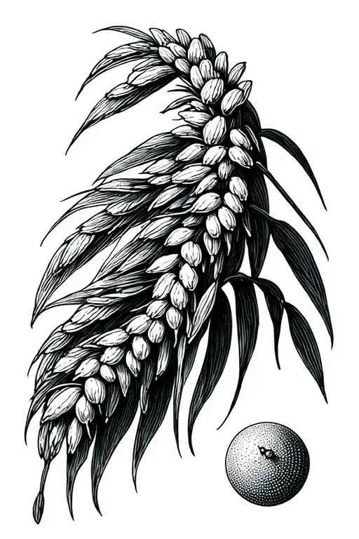 Long Ears Of Rice